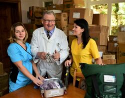 October 8, 2019 - Doctors from Lviv Regional Children's Hospital Okhmatdyt already treating little patients using the medical equipment and supplies that were delivered by Support Hospitals in Ukraine on October 4th. Okhmatdyt got more than US$ 0.4 mln of medical equipment and supplies, including EKG, ultrasound, monitors, ICU beds, surgery light, oxygen concentrator, and doppler, as well as surgical instruments and lab supply kits.