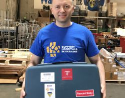 June 15, 2019 - Two 40-ft containers of "Support Hospitals in Ukraine" (#5 & #6) were loaded in Denver, CO and shipped to Ukraine.