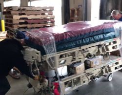 Supporting Hospitals in Ukraine: loading humanitarian cargo in January 2018 Supporting Hospitals in Ukraine: loading humanitarian cargo in January 2018